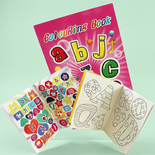 Colouring Book with Stickers 14 x 20 cm - studio photo