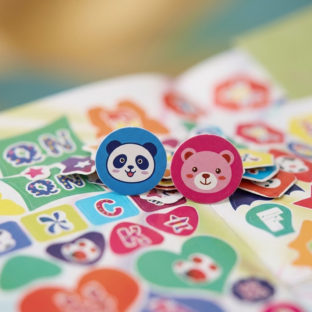 Colouring Book with Stickers 14 x 20 cm - close-up