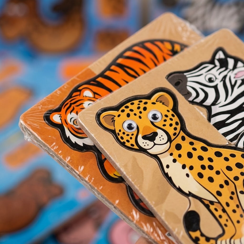 Mini 3D Jungle Animal Puzzle 7 x 10.5 cm Assorted - close-up