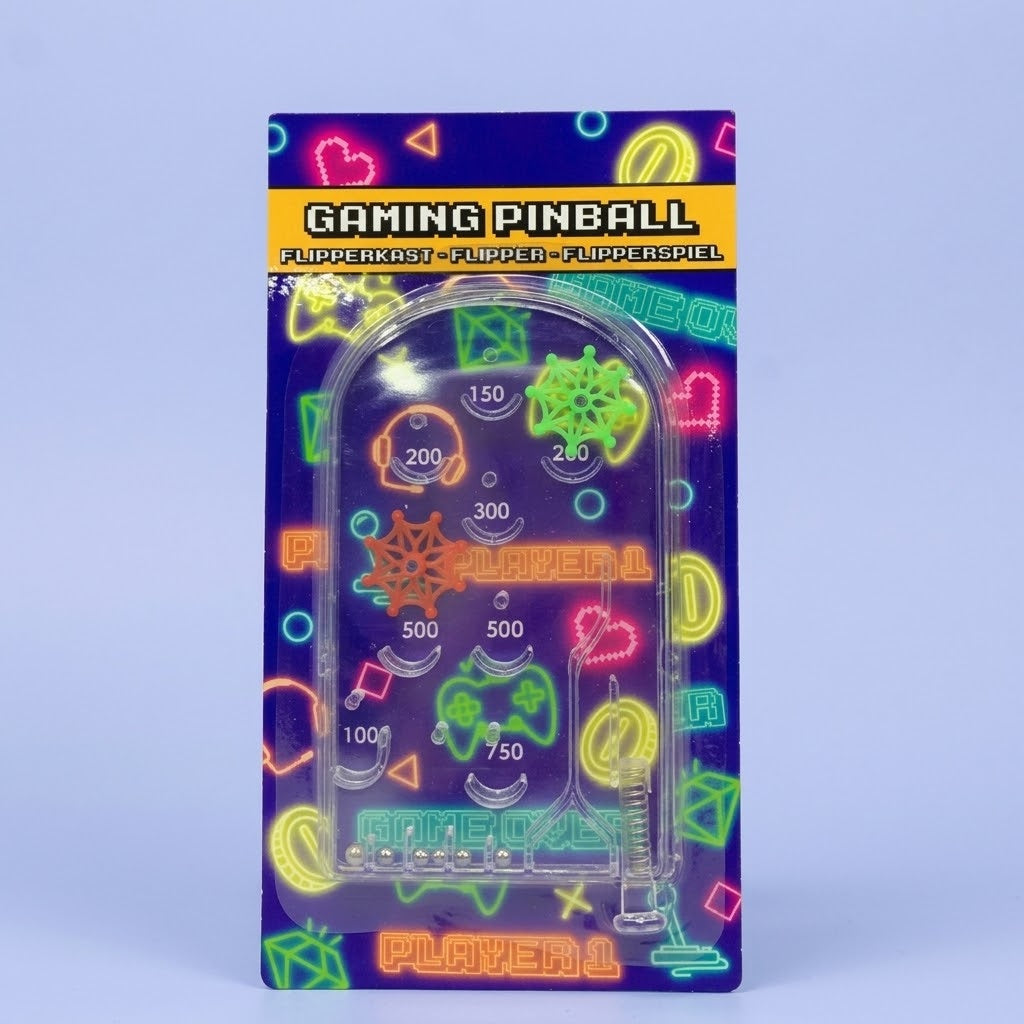 Gamer Pinball Game Handheld 7 x 12 cm - studio photo
