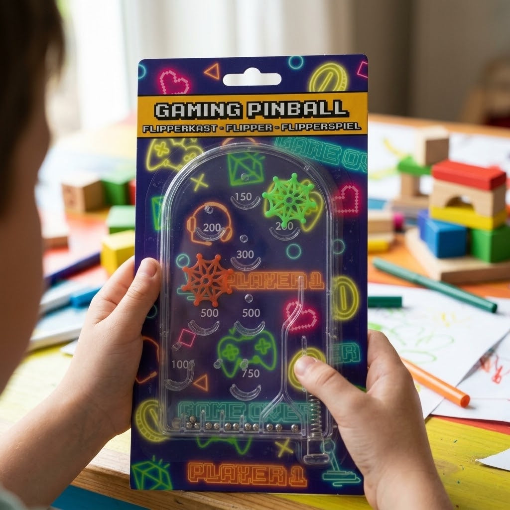 Gamer Pinball Game Handheld 7 x 12 cm - lifestyle photo