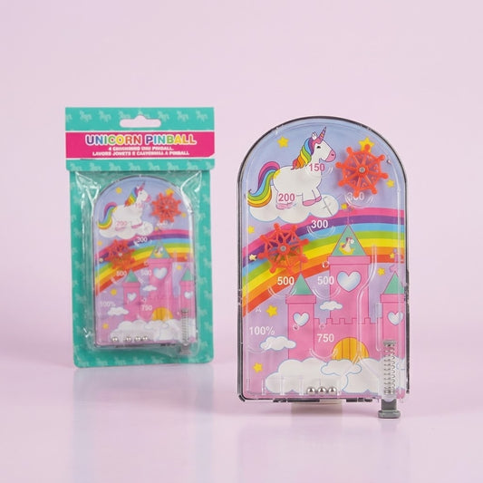Unicorn Pinball Game Handheld 7 x 12 cm - studio photo