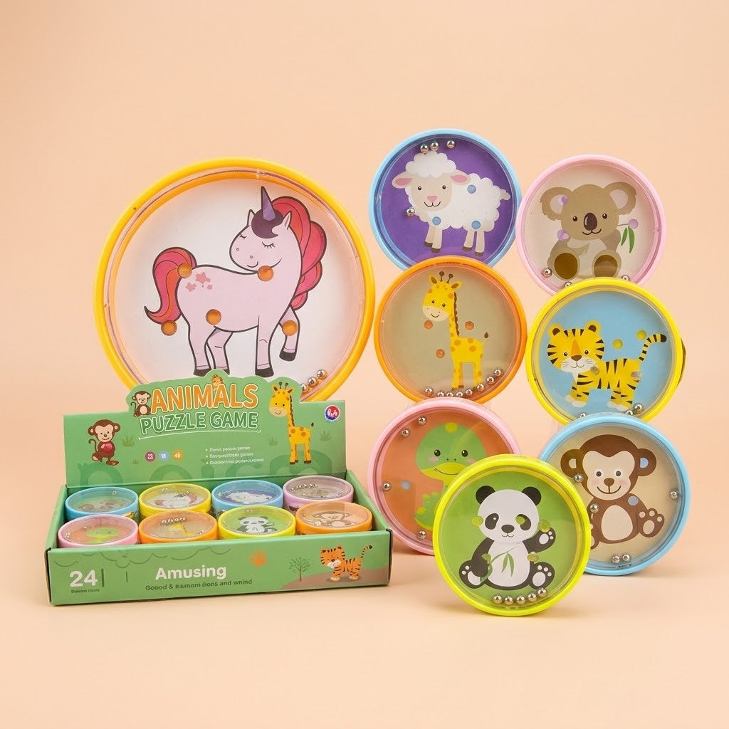 Mini Maze Puzzle Game 5 cm Kids Designs Party Favour - studio photo