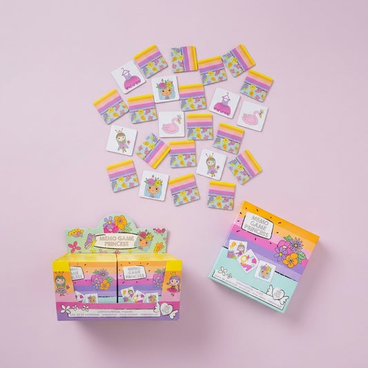 Princess Memory Game 24 Pieces in Gift Box - studio photo
