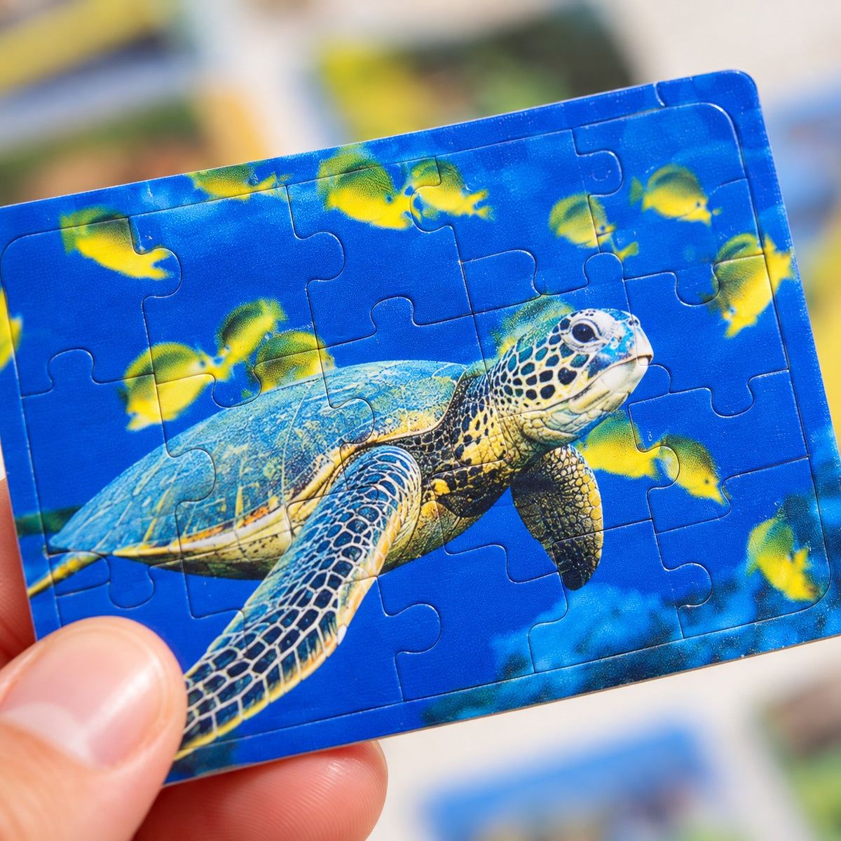 Kids Animal Jigsaw Puzzle 15 Pieces - close-up