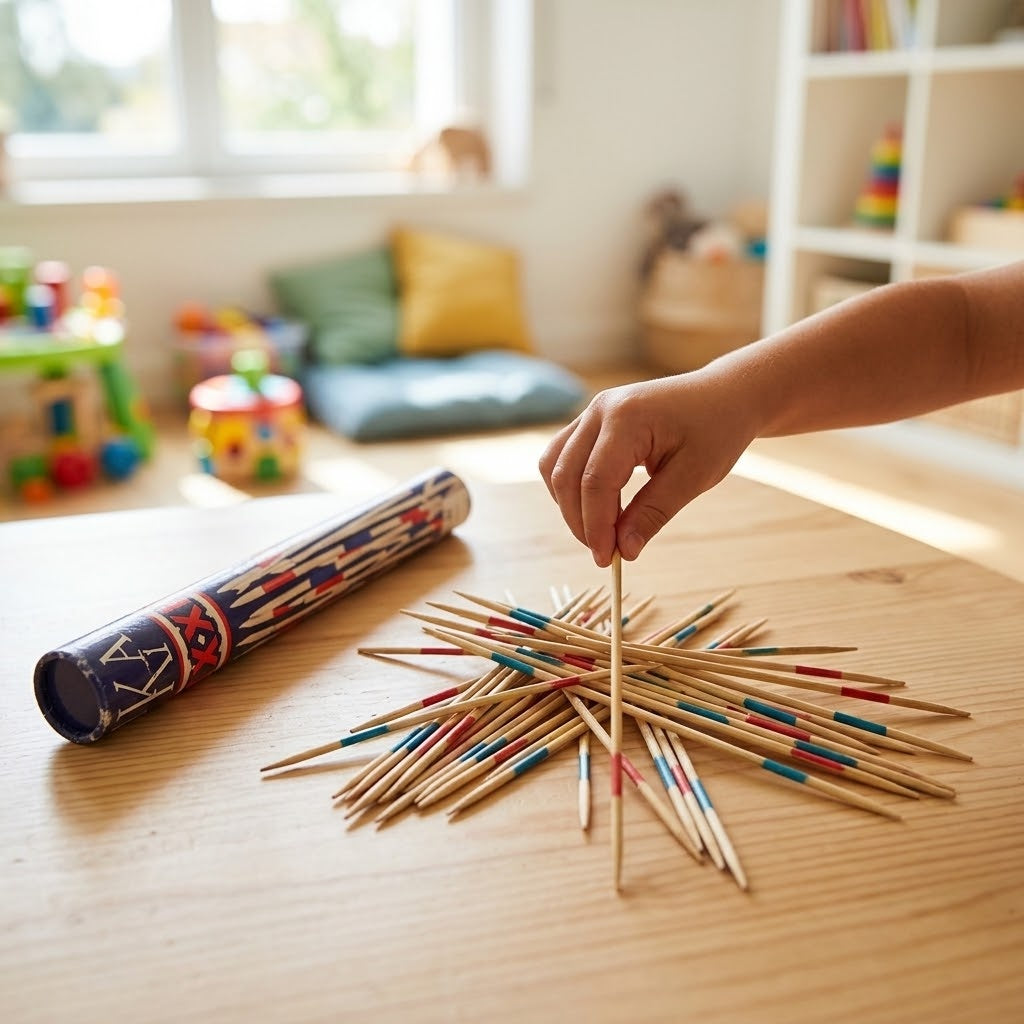 Giant Mikado Pick-Up Sticks Game 41 Sticks 38 cm - lifestyle photo