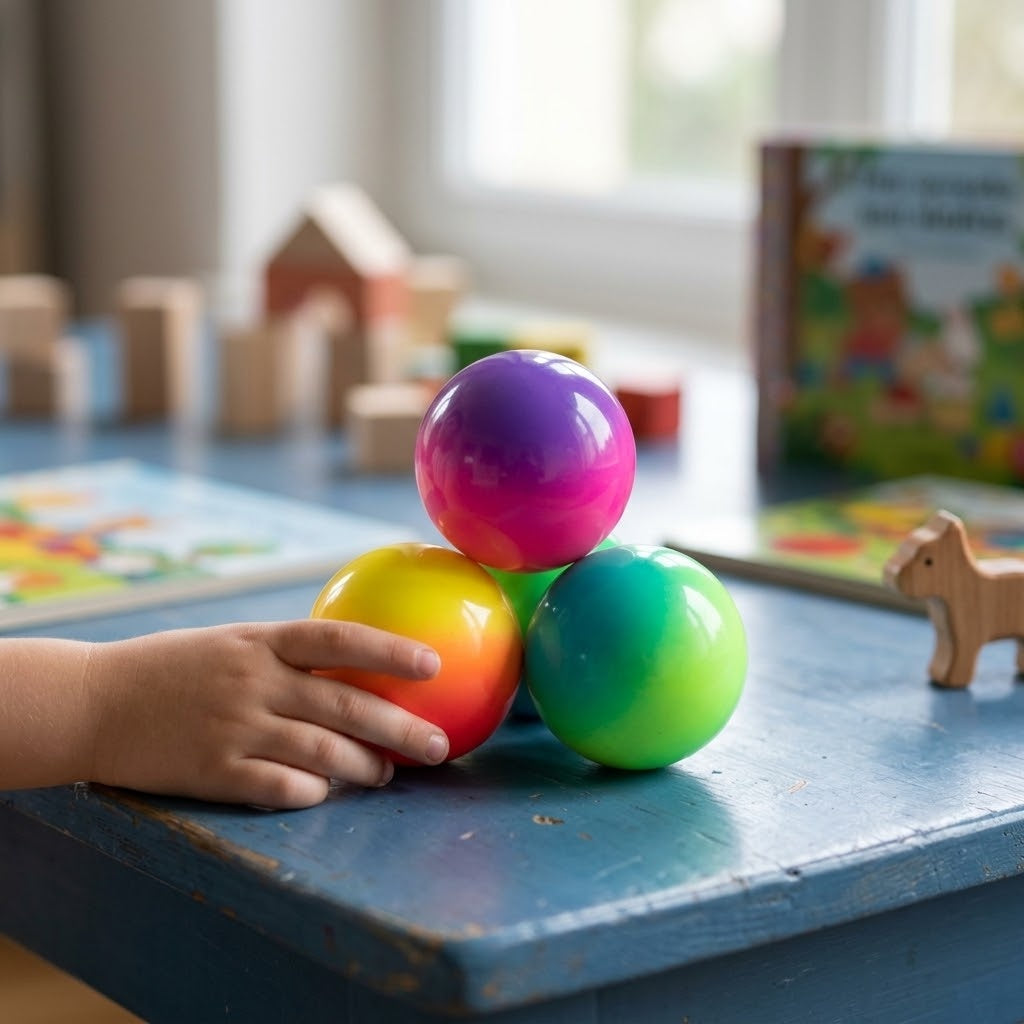 Freeze Bouncy Ball Mini Super Ball 25 mm - lifestyle photo