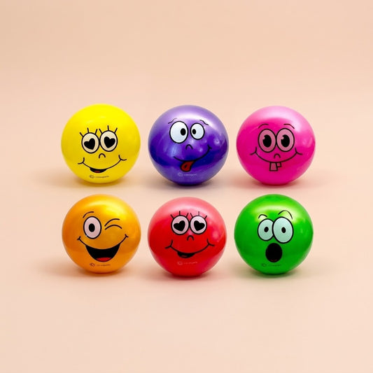 Smiley Face Kids Play Ball Outdoor Ball 23 cm - studio photo