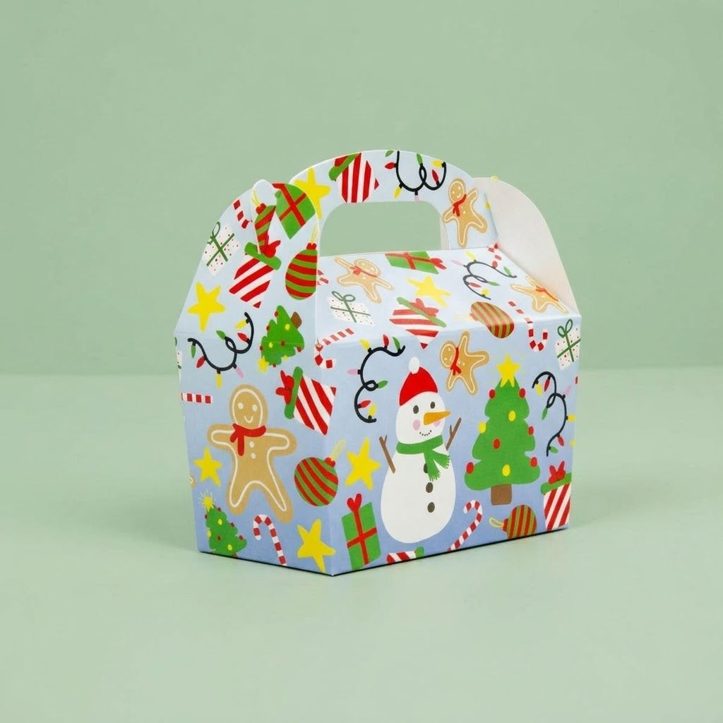 Christmas Snack Box with Handles 12 x 6 x 7 cm - studio photo