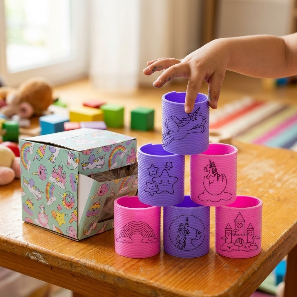 Unicorn Magic Spring Toy, Ø 3.5 cm - lifestyle photo