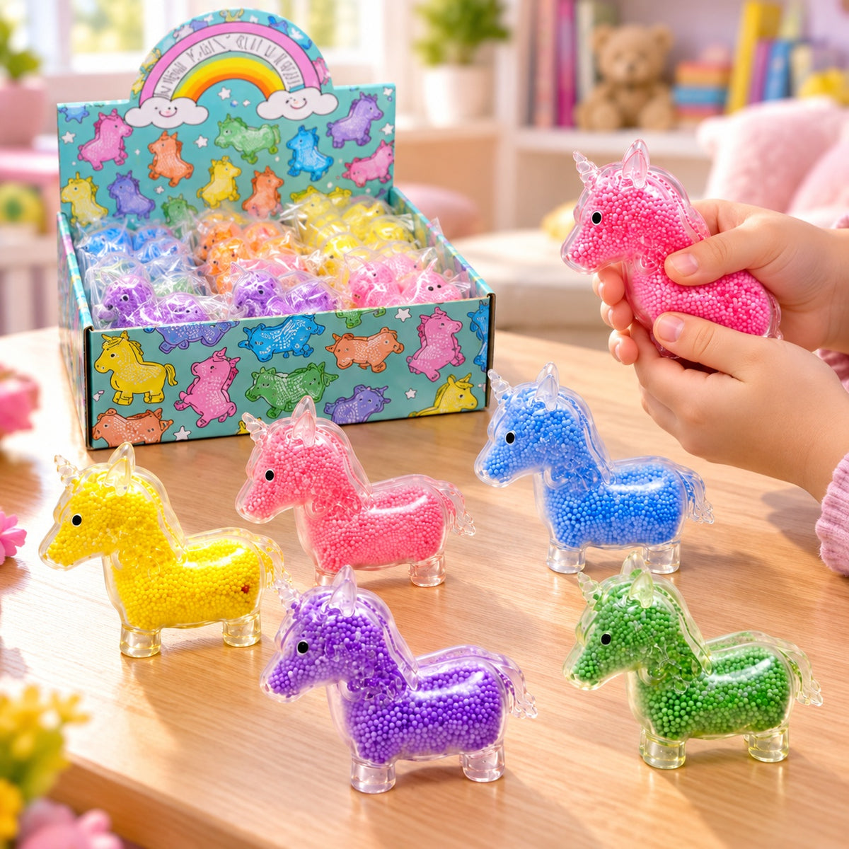Unicorn Squishy Stress Toy Kawaii Fidget - lifestyle photo