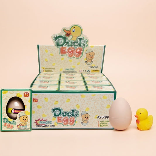 Growing Duck Egg Hatching Toy, 7 cm - studio photo