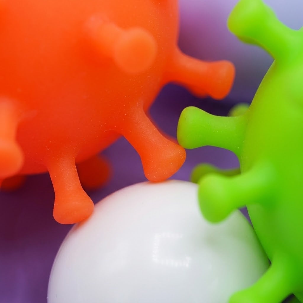 Spiky Squishy Stress Ball Sensory Fidget Toy 8 cm - close-up
