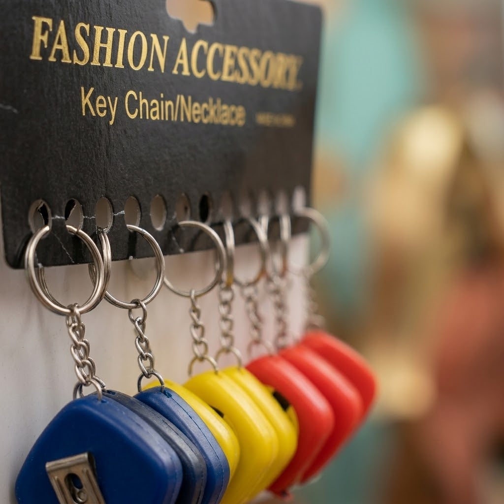 Retractable Tape Measure Keychain Mini Measuring Tool - close-up
