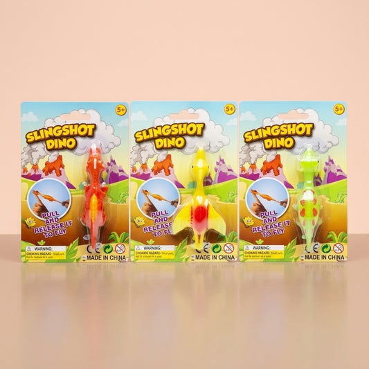 Stretchy Flying Dinosaur Finger Launcher 11 cm - studio photo