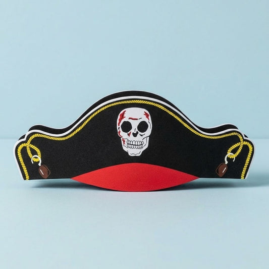 Cardboard Pirate Hats Pack of 12 Party Hats - studio photo