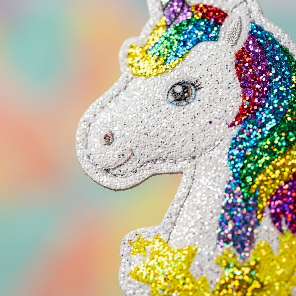 Mini Unicorn Stickers Sheet 8 x 7 cm - close-up