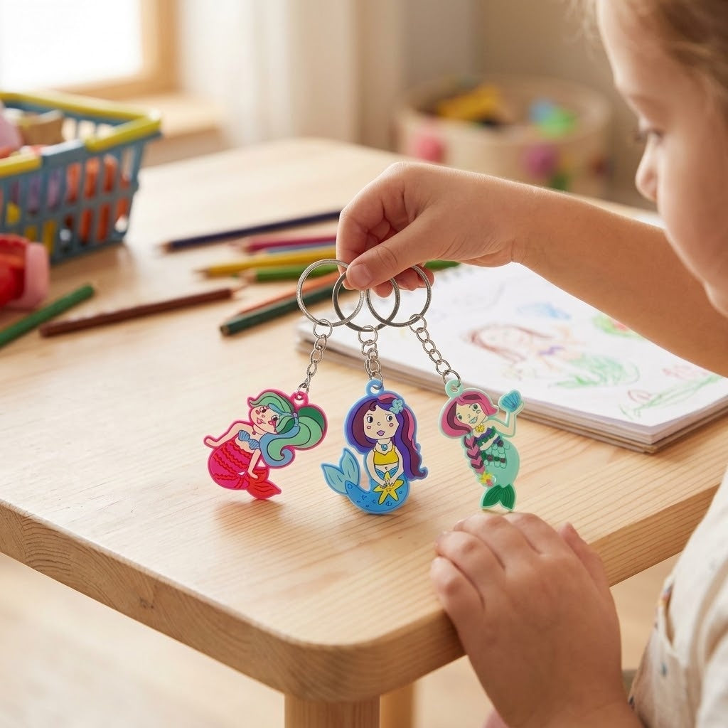 Mermaid Keychain Cute Bag Charm Party Favour - lifestyle photo