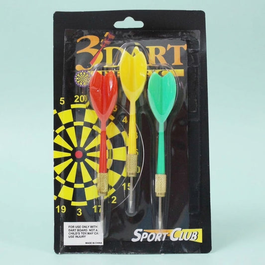 Metal Tip Darts Set of 3 for Balloon Games - studio photo