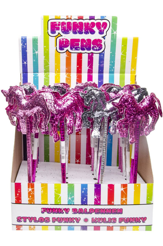BALPEN. GLITTER EENHOORN °°°°