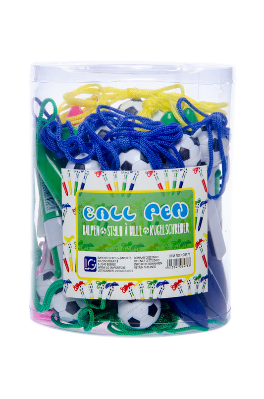 VOETBAL BALPEN-4 KLEUREN