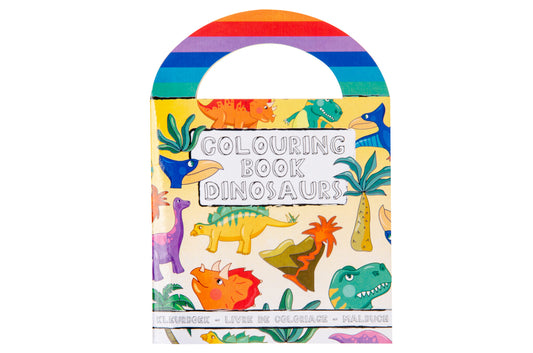 KLEURBOEK MET STICKERS DINO S