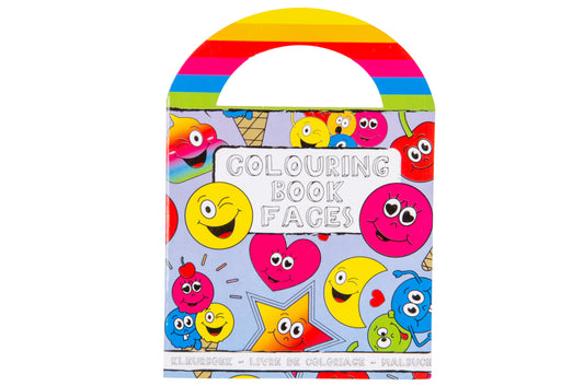 KLEURBOEK MET STICKERS GEZICHTJES S