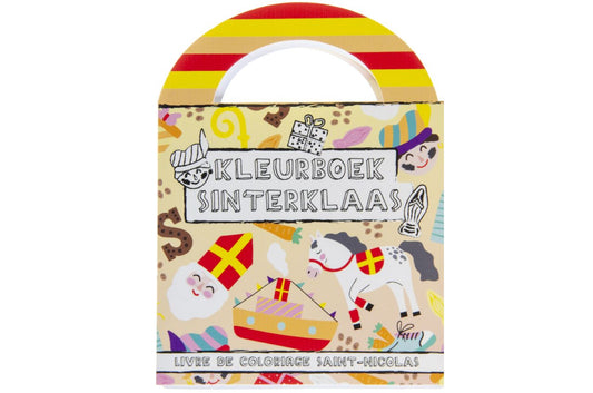 KLEURBOEKJE MET STICKERS. SINTERKLAAS S