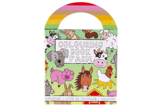 KLEURBOEKJE MET STICKERS. BOERDERIJDIEREN S