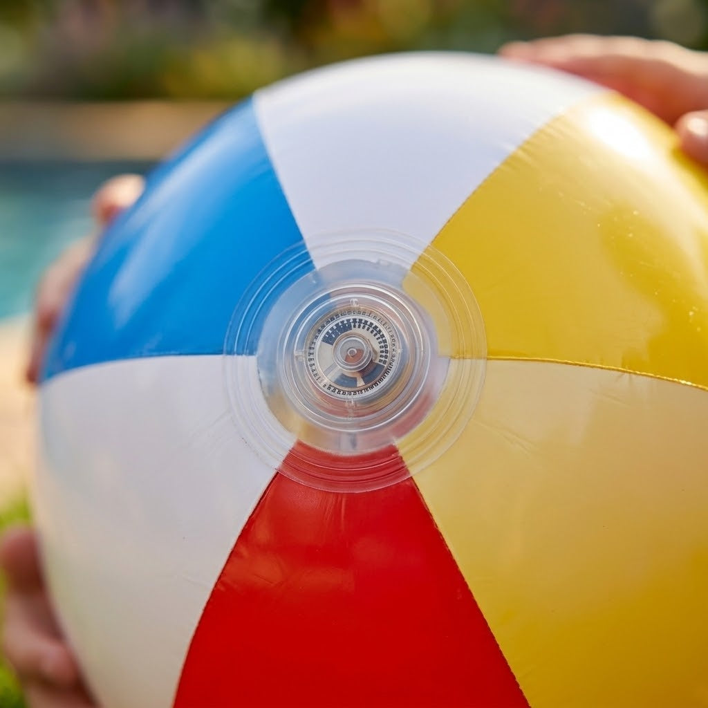 Inflatable Beach Ball Summer Pool Toy 51 cm - close-up