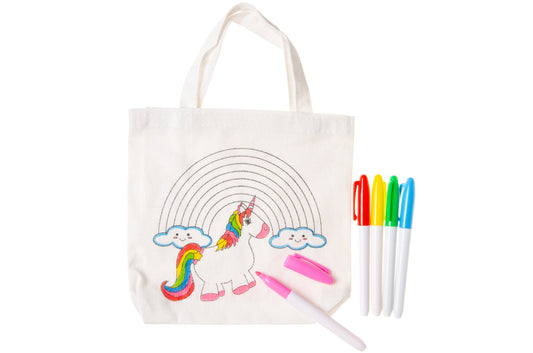 KLEUR JE EIGEN TAS. EENHOORN