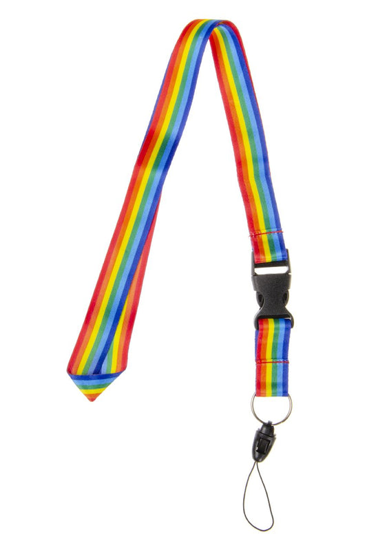NECKHOLDER/LANYARD RAINBOW °°