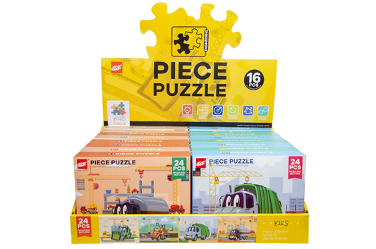 24ST PUZZEL VOERTUIGEN