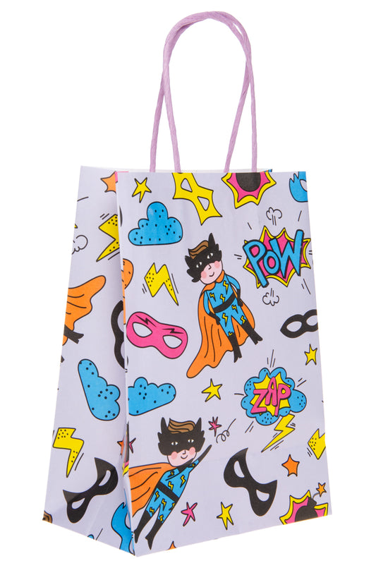 PAPER GIFT BAG. SUPERHERO °°