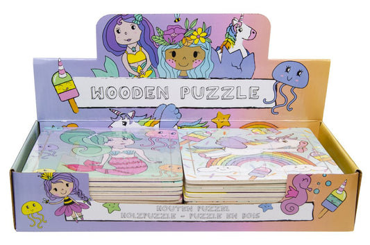 HOUTEN PUZZEL. MEISJES °