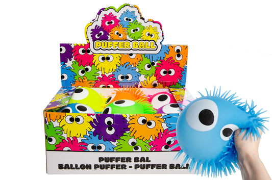 PUFFER BALL W EYES 23CM °