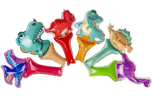 ZELFOPBLAASBARE BALLON. DINOSAURUS °°°°