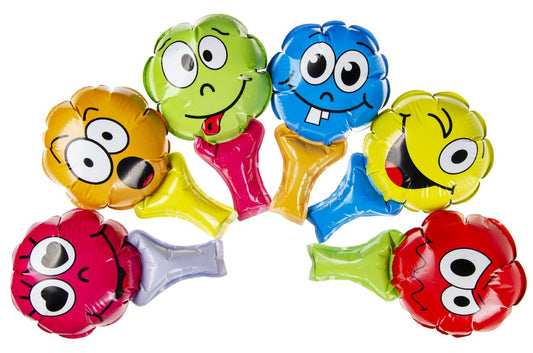 ZELFOPBLAASBARE BALLON. GEZICHTJES °°°