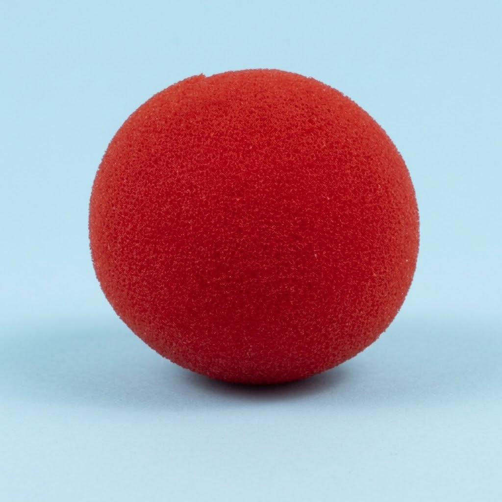 Foam Clown Nose, Pack of 12 - studio photo