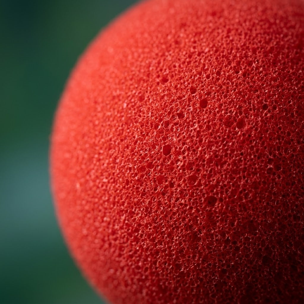 Foam Clown Nose, Pack of 12 - close-up