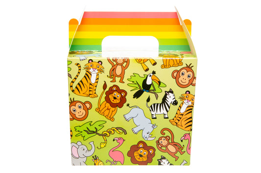 FOOD BOX WILD ANIMALS . PARTY / LUNCH
