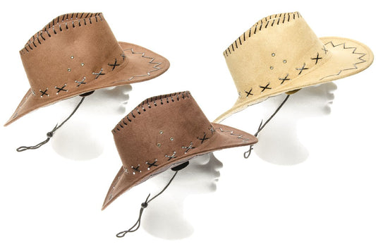 HOED COWBOY LEDER-LOOK