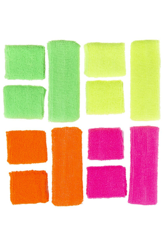 NEON ZWEETBANDJES. 4ASS