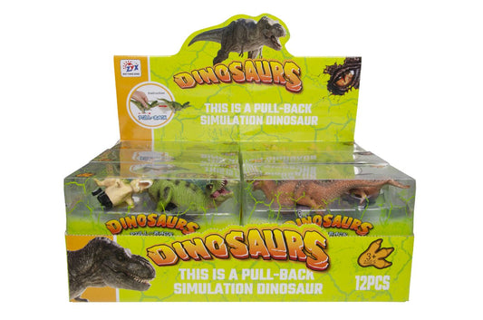 PULLBACK DINOSAUR W BABY DINO °°