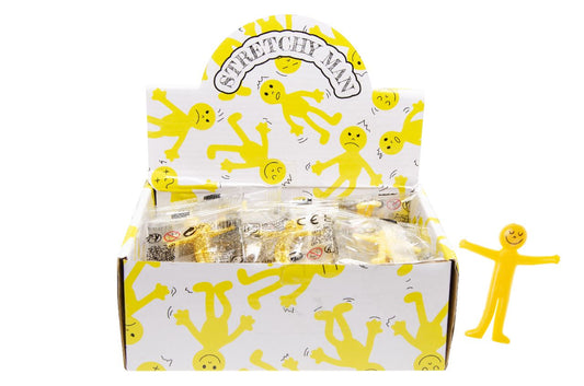 STRETCHY SMILE FACE FIGURE S. YELLOW ONLY
