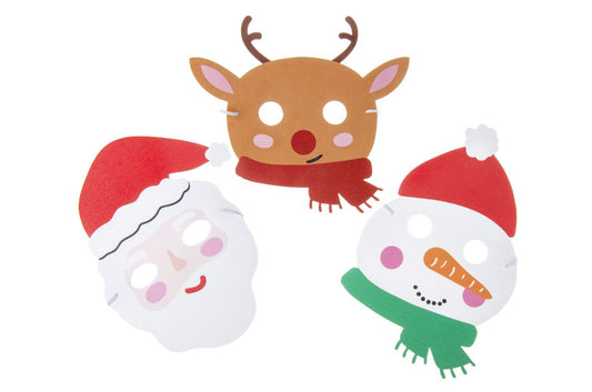 KERSTMIS MASKER IN SCHUIMSTOF