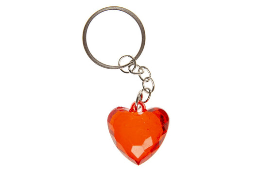 KC TRANSPARANT RED HEART