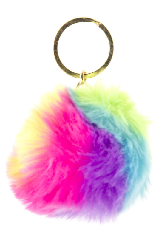 SLEUTELHANGER BAL REGENBOOG
