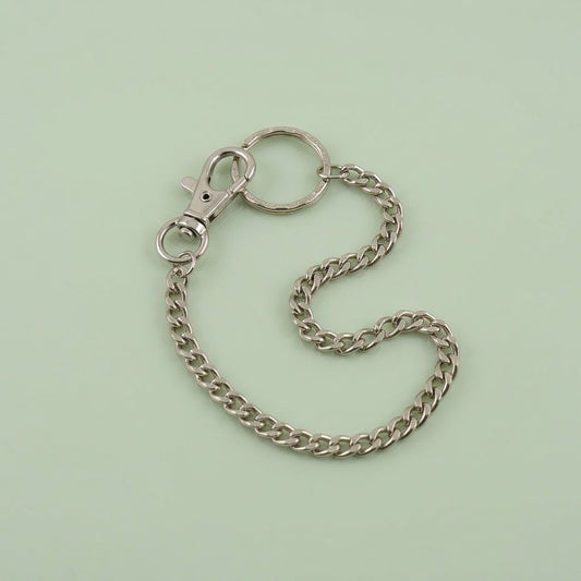 Metal Chain with Carabiner 47 cm Keychain - studio photo