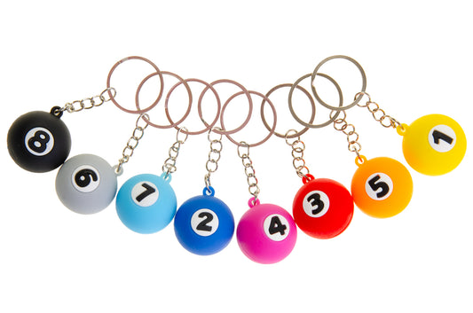 SLEUTELHANGER RUBBER BAL BILJART